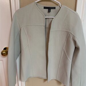 Ellen Tracy Women's Cream Blazer 6P 100%